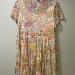 Lily Rose Multicolor Floral Kids Dress